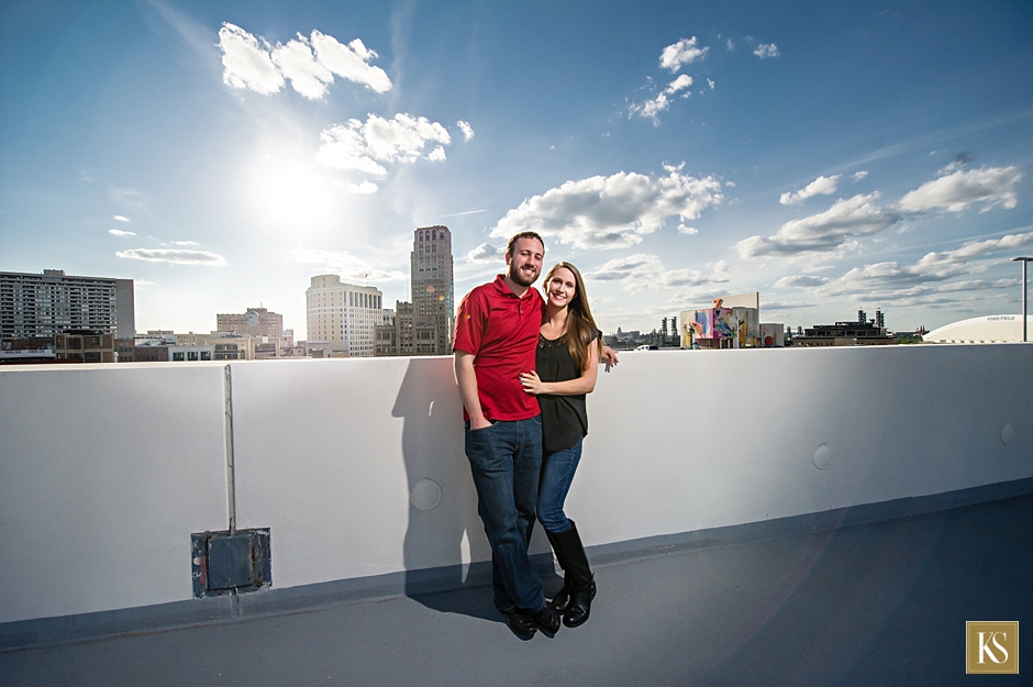 Downtown Detroit Engagement Pictures